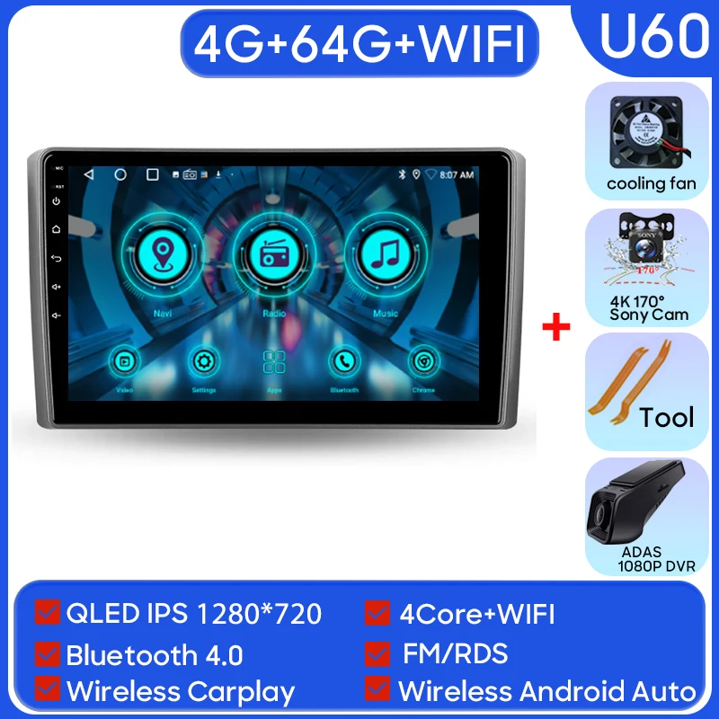 

Android Auto для Honda Element YH 2002-2006 Автомобильный радиоприемник Мультимедийный видеоплеер GPS-навигация Carplay QLED BT WIFI NO 2din DVD