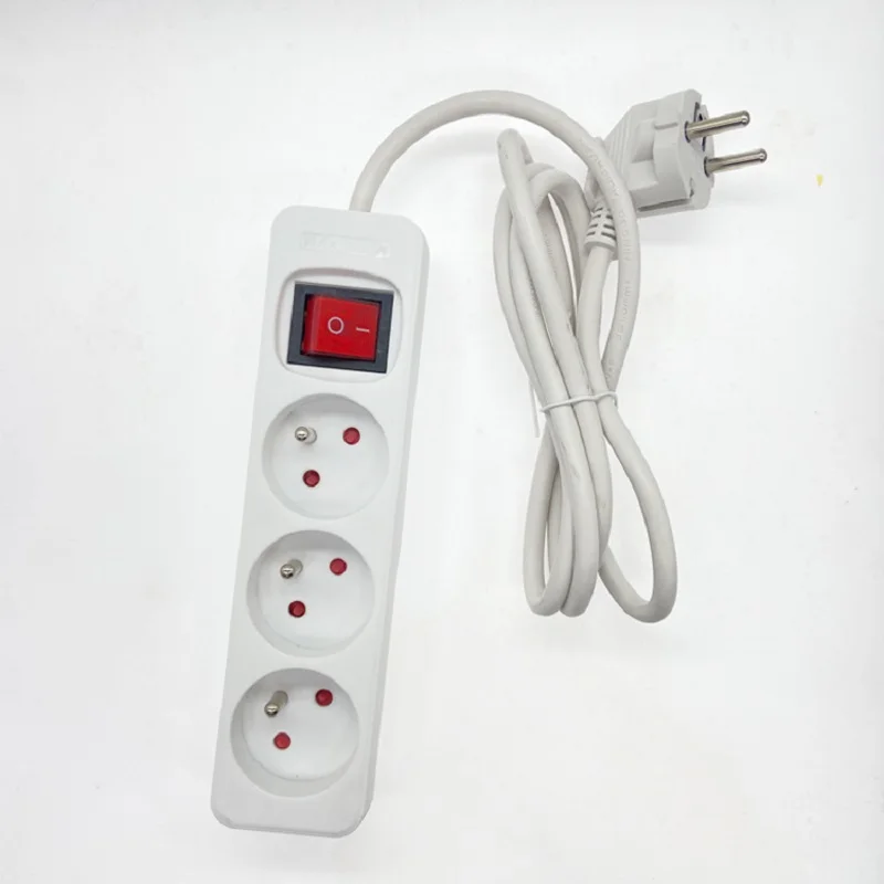 

Smart 3 way power uk America switch less power 2 pin socket extension cord