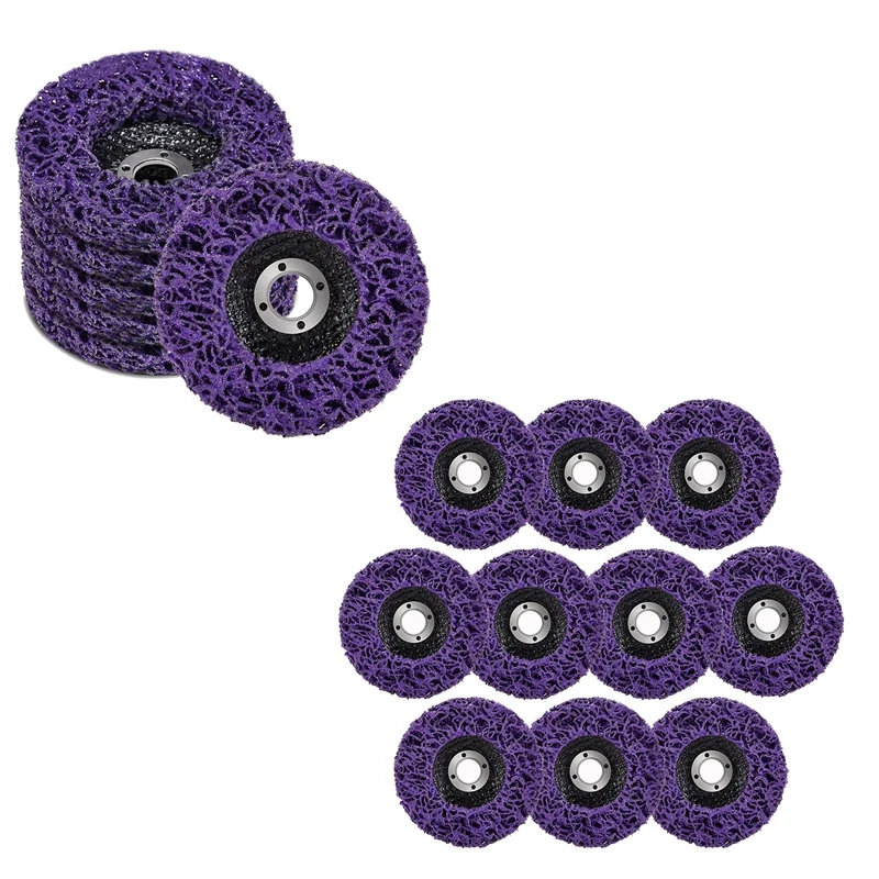 

Полосатые диски для зачистки, колесо для угловых шлифовальных машин для очистки и удаления краски, сварных швов для ржавчины, окисления (4 дю...