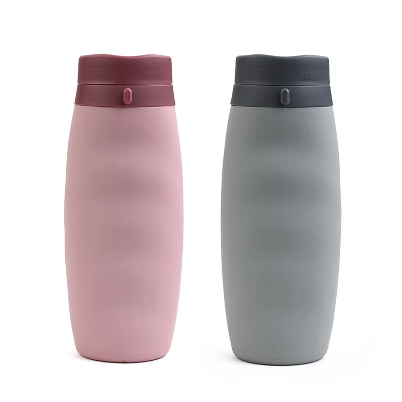

Cycling Bottle Outdoor Portable Silicone Folding Bottle Sports Drink Cup Reusable Creative Travel Water Bottle Bike Accessory