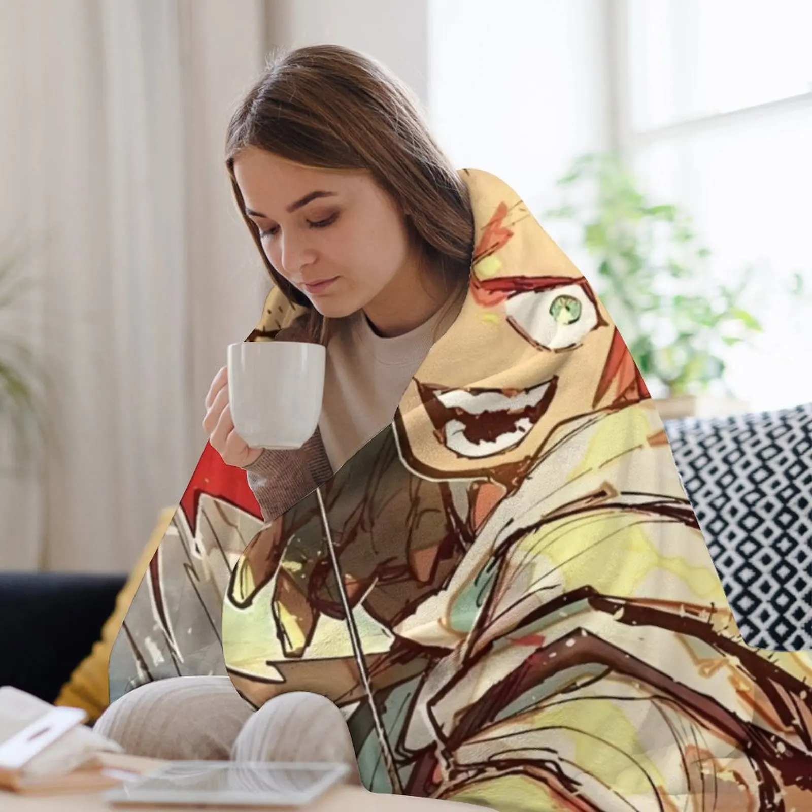 Sabikui Bisco - одеяло с рисунком спальный мешок дорожная среда самые мягкие одеяла