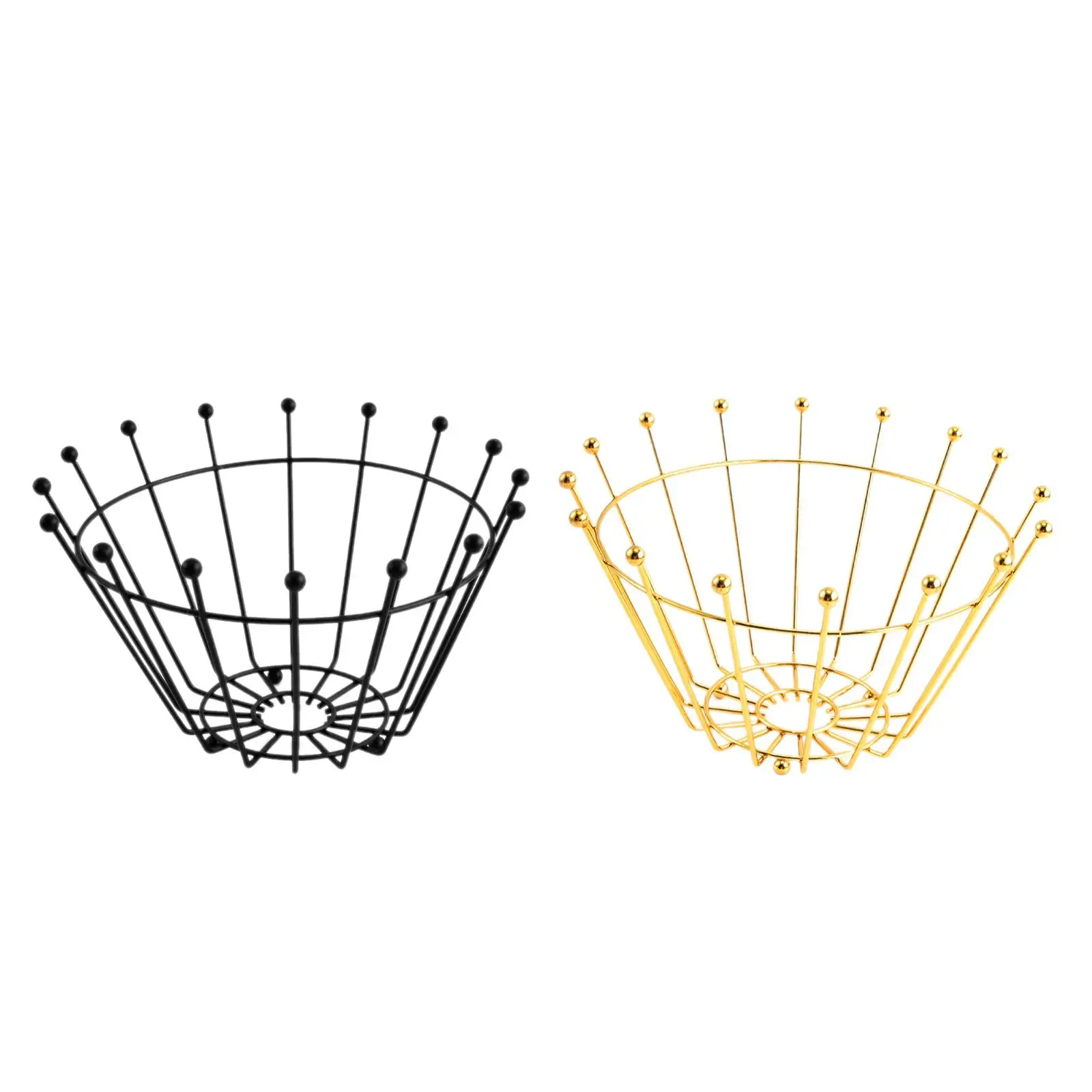 Декоративная корзина для хранения фруктов из углеродистой стали