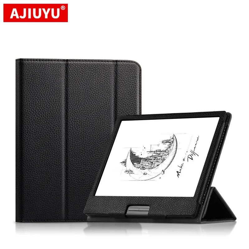AJIUYU Case For Onyx Boox Leaf 2 7" eBook Protective Cover Shell For BOOX Leaf 2 Leaf2 Sleeve 7" Case With Stand Hand Strap case