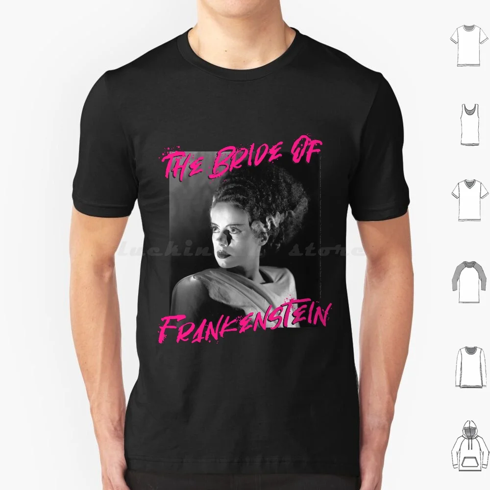 

Universal Monsters The Bride Of Frankenstein Paint Splatter T Shirt Cotton Men Women Diy Print Universal Monsters The Bride Of