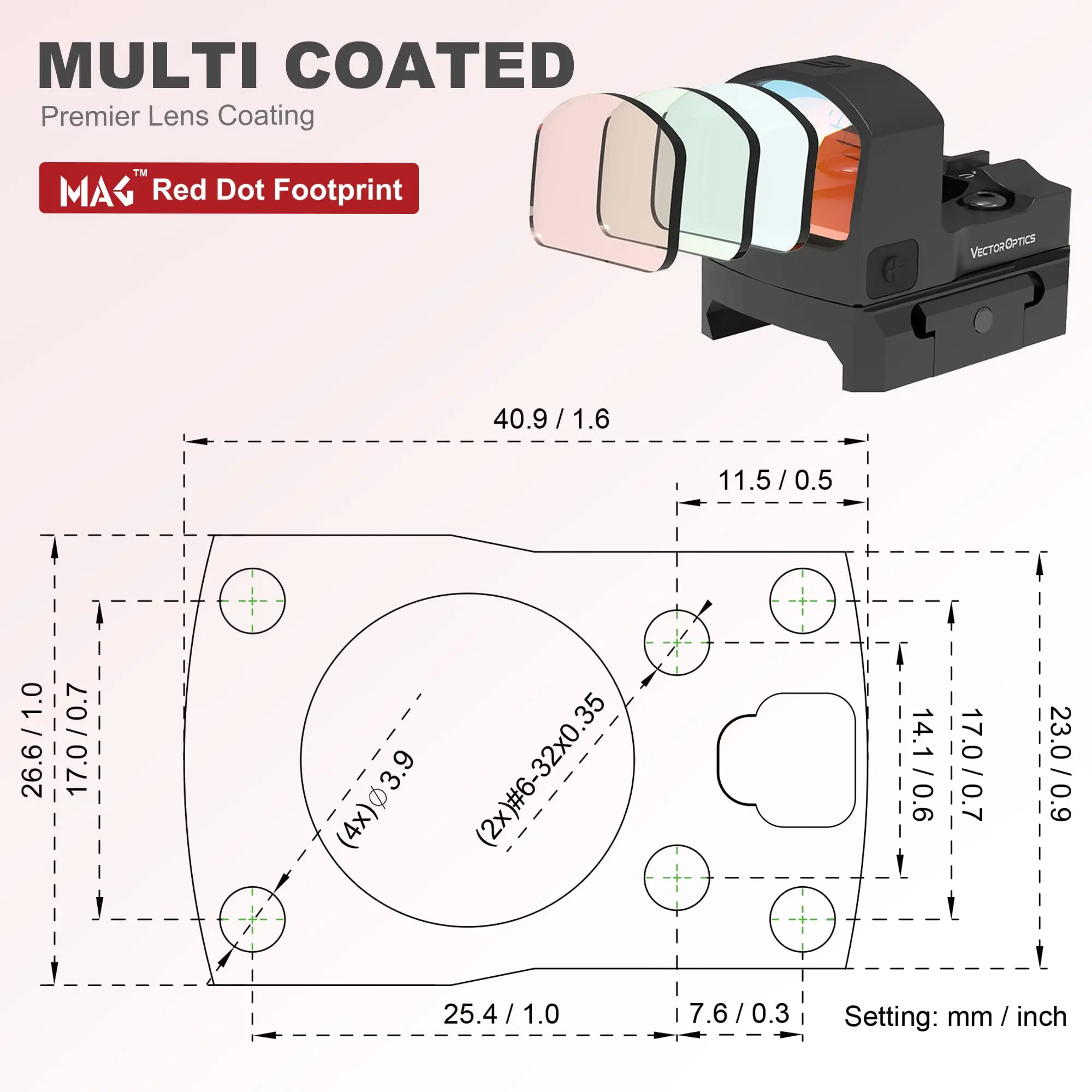 Рисунок 6 - Векторная оптика Frenzy-S 1x17x24 MOS 3MOA