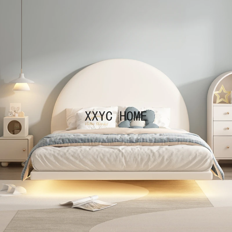 Оригинальная детская кровать для девочек североевропейская полукруглая мягкая