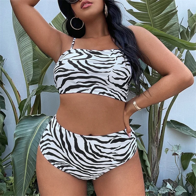 

2022 Push Up Bikini High Waist Swimsuit Women Large Size Swimwear Female Beachwear Summer Bathing Suit 4XL