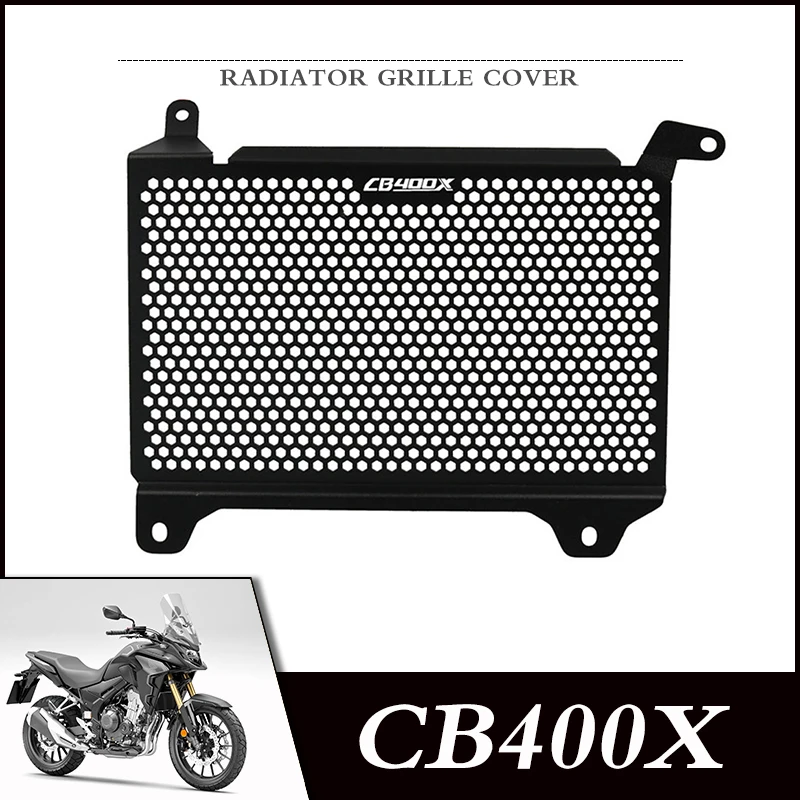 

Motorcycle Guard Stainless Steel Radiator Grille Cover For HONDA CB400X CB 400X CB 400 X 2021 2022