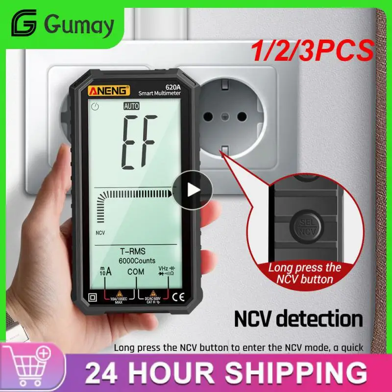 

1/2/3 шт. 620A цифровые умные фототестеры 6000 отсчетов истинное среднеквадратичное значение автоматический Электрический измеритель емкости Сопротивление Температуре