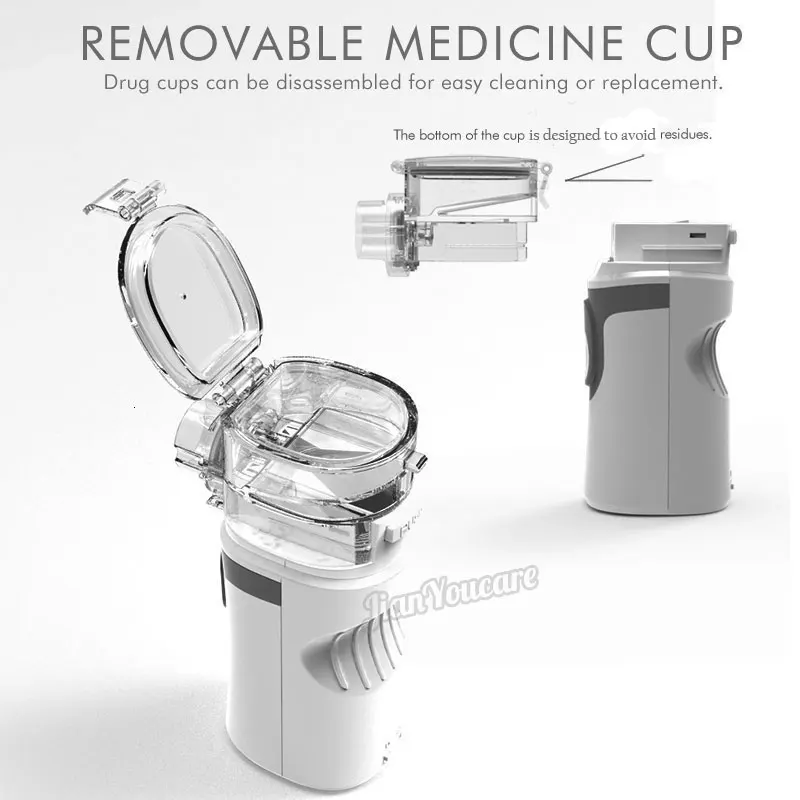 Портативный ручной ингалятор JianYouCare небулайзер с сеткой бесшумный Ингалятор для