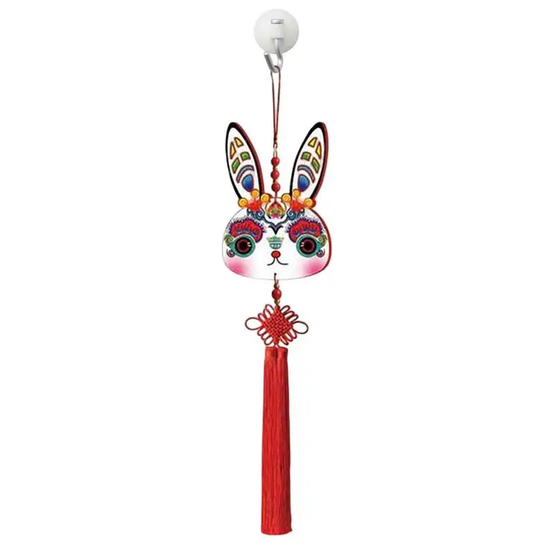

Chinese Year Pendant Tassel Knot New Ornament Rabbit Decorred Decoration 2023 Spring Festival Hanging Charms Housewarming Gifts