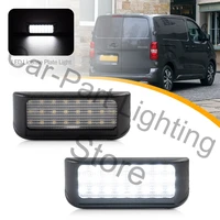 2pc led number license plate light lamps error free canbus for toyota proace van ii mkii box 2016 estate oem6340g7