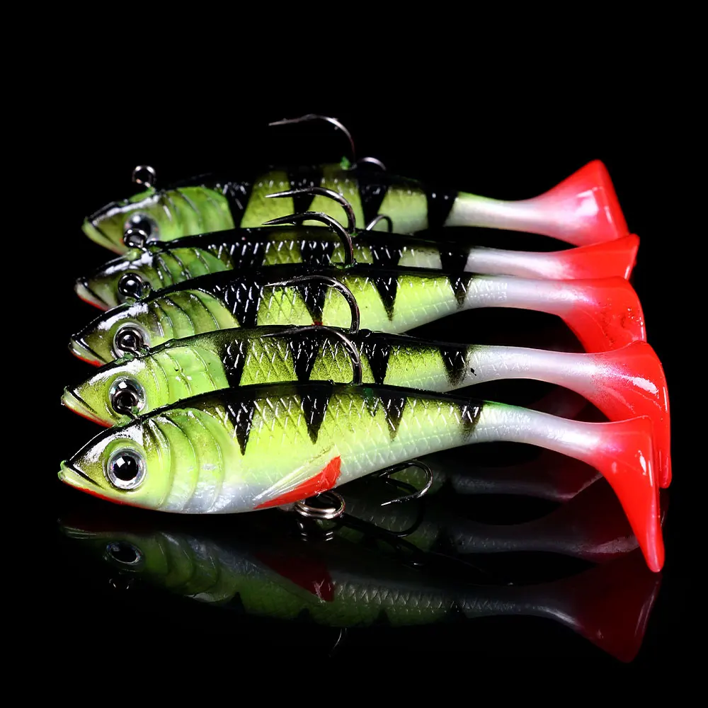 

5 шт., искусственные приманки для зимней рыбалки, 8,5 см, 12 г