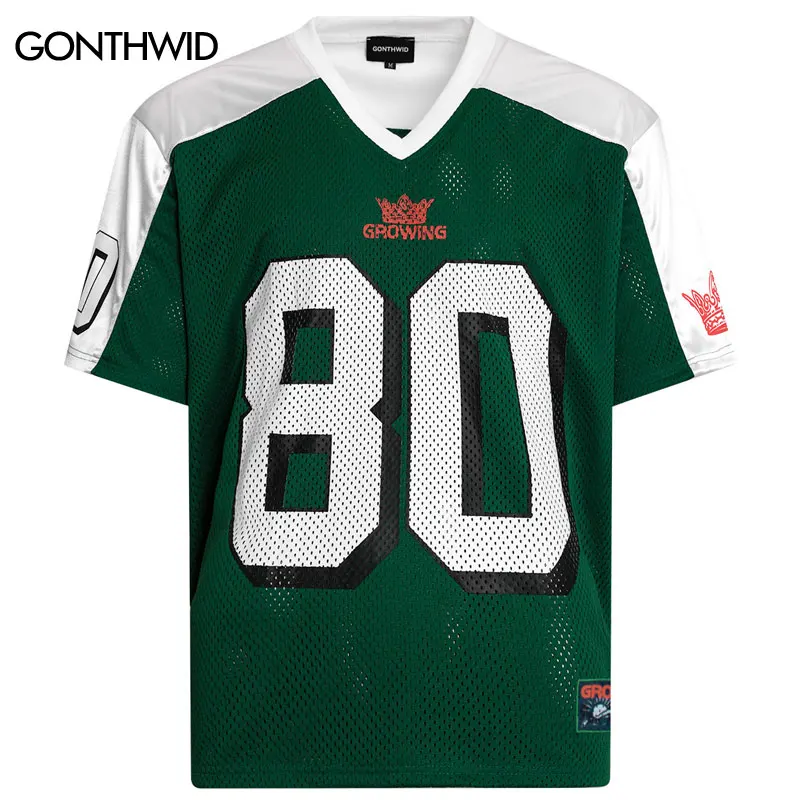 Винтажные рубашки Y2K с графическим принтом быстросохнущая сетчатая Спортивная