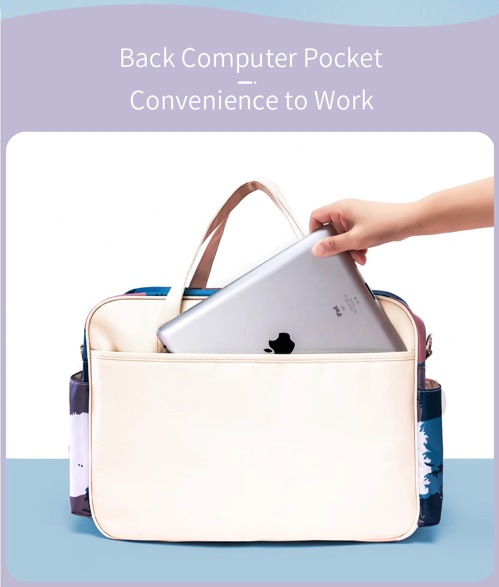 Insular Портативная сумка для подгузников Messenger Style Синтетическое волокно