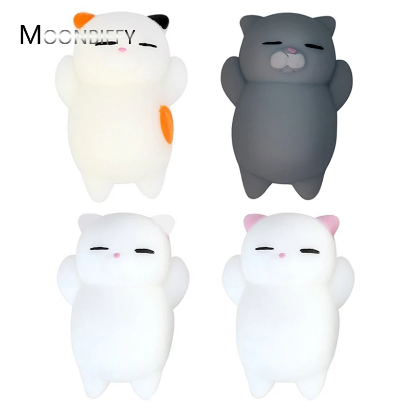 

Мини симпатичная сжимаемая игрушка мультяшная кавайная кошка резиновая снятие стресса кавайная сжимаемая кошка для взрослых детей антист...