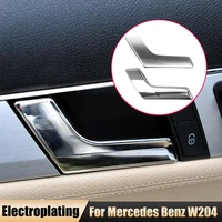 new upgraded interior chrome opening door handle for mercedes benz w204 c class glk 300 c180 c200 c300