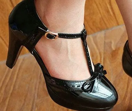 Children Girl High heel Shoes For Kids Princess Sandals Fashion Pearl Bow Thick Heel Shallow Female High heels For Party Wedding