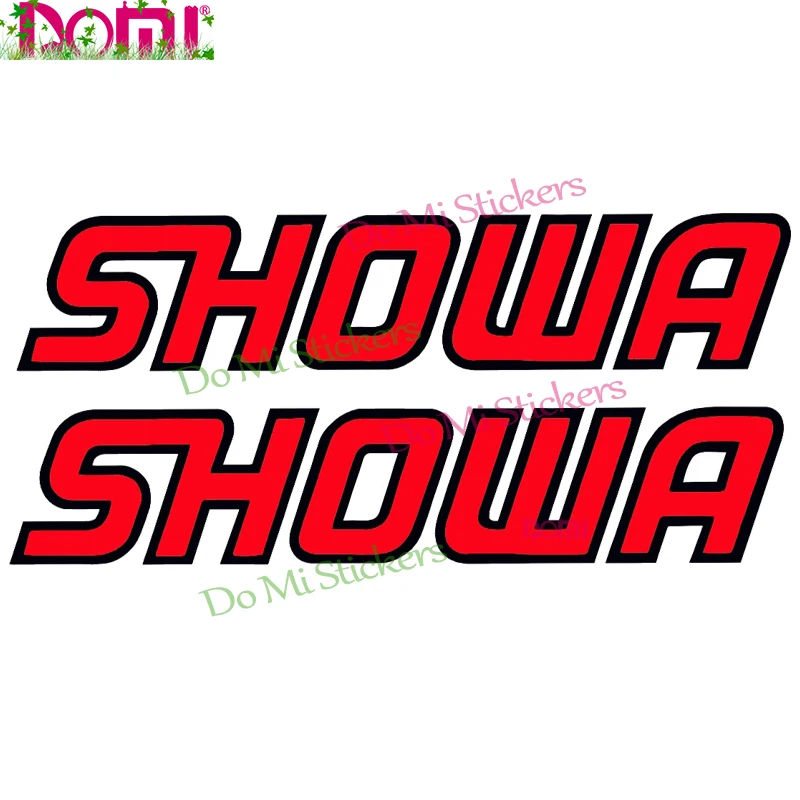 

2x автомобильный Стайлинг, виниловые наклейки на автомобильный хвост, велосипедный шлем, наклейки для подвески HO SHOWA, 80x15 мм, наклейки на вилку, дорожные гонки, спорт