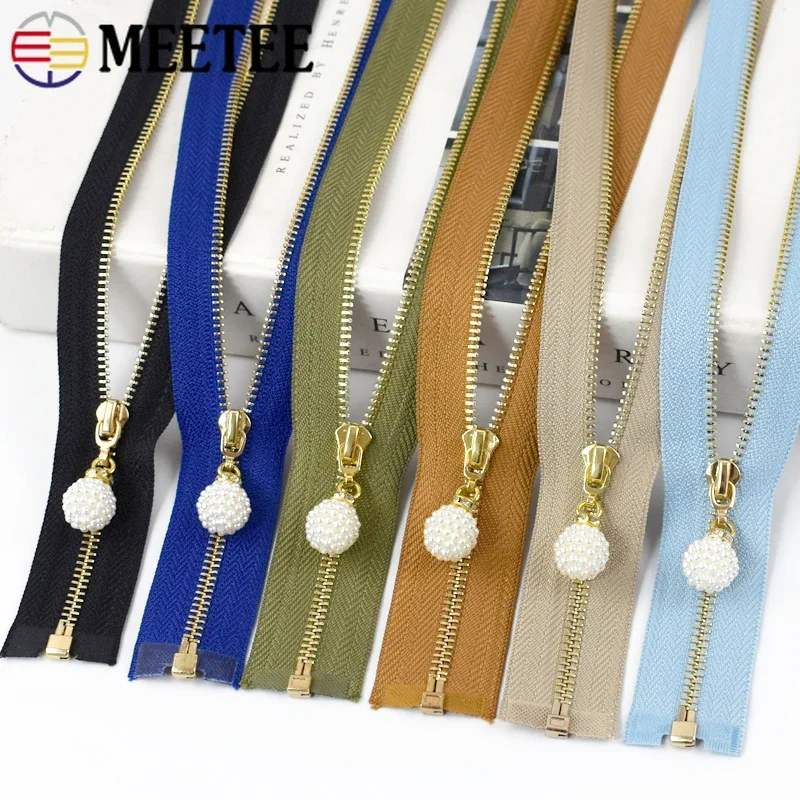 

Металлическая молния Meetee 3 #, 40-70 см, 2/5 шт.