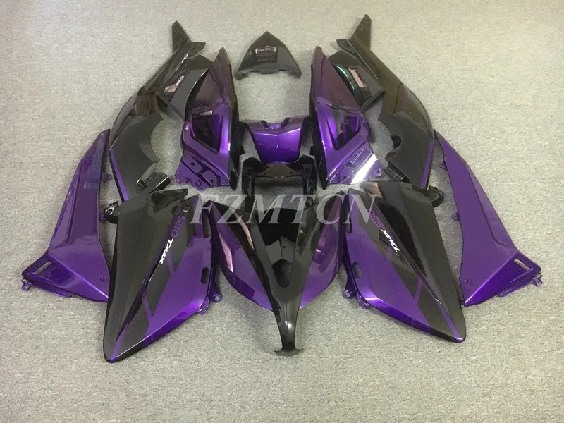 

New ABS Fairings Kits Fit For YAMAHA TMAX530 T-MAX 530 2012 2013 2014 tmax-530 12 13 14 Bodywork Set Custom Black Purple