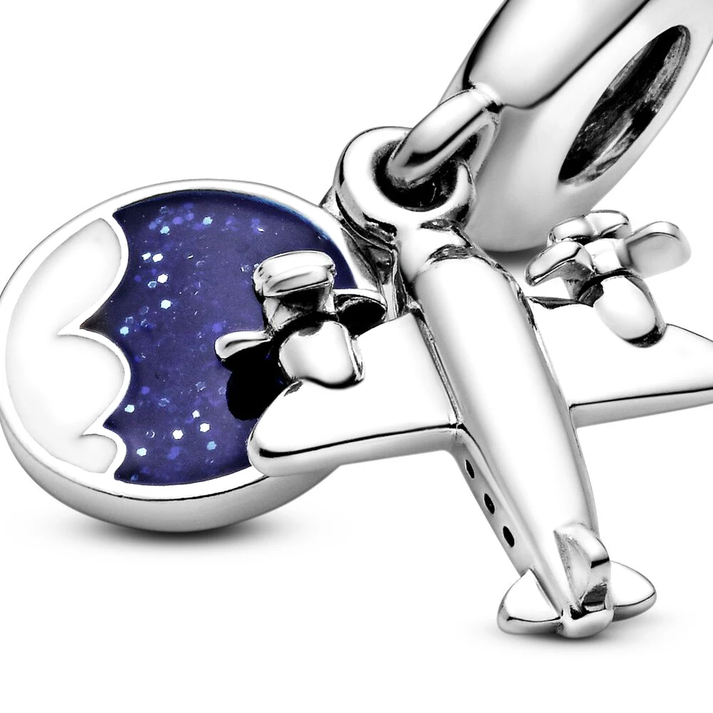 Breloque Pandora en Argent S925 pour Femme, Avion, Film, Clariboard, Tour de Paris, Bijoux, Accessoires, Cadeau Exécutif 2