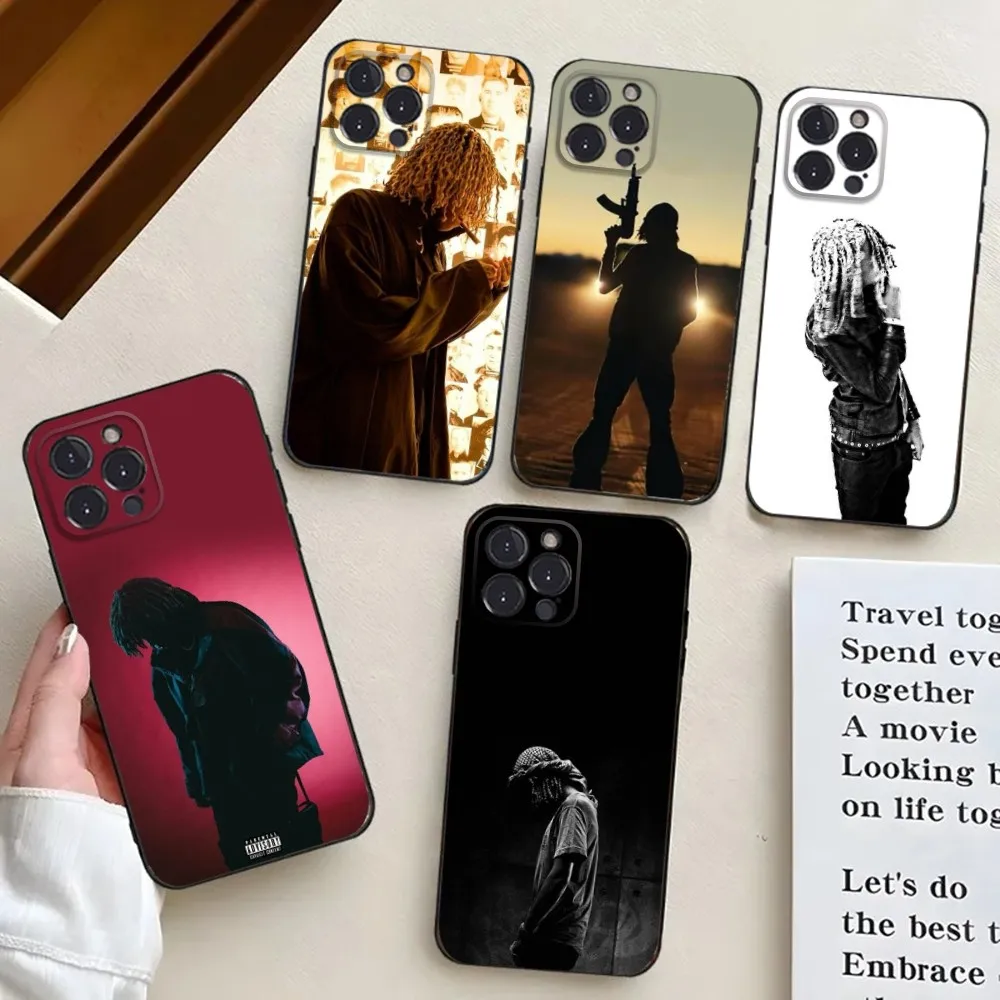 Чехол для телефона Rich A-Amiri iPhone 16 15 14 13 12 11 Pro X XS Max XR Plus Mini Black силиконовый мягкий