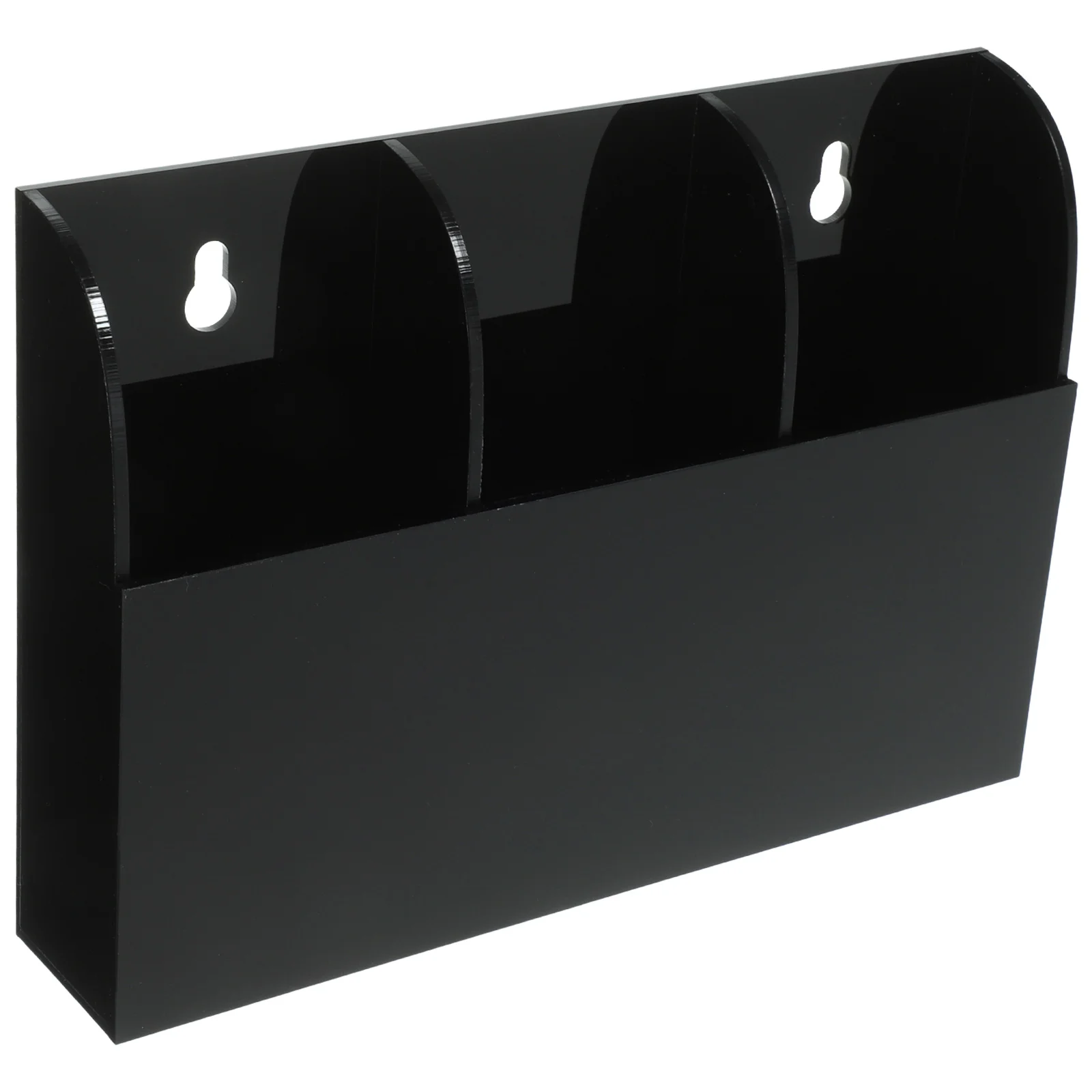 

Remote Control Box Storage Office Wall Mount Cellphone Stand Acrylic Wall-mounted Holder