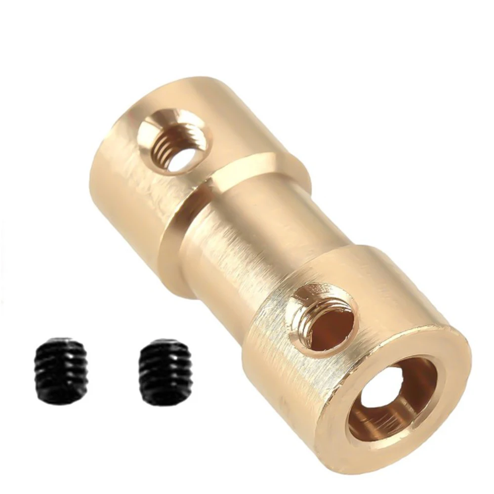 2/2.3/3/3.17/4/5/6mm N20 Motor Shaft Coupling Coupler Connector Sleeve Adapter Brass Transmission Joint for RC Boat Car Airplane