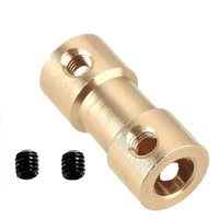 22 333 17456mm n20 motor shaft coupling coupler connector sleeve adapter brass transmission joint for rc boat car airplane