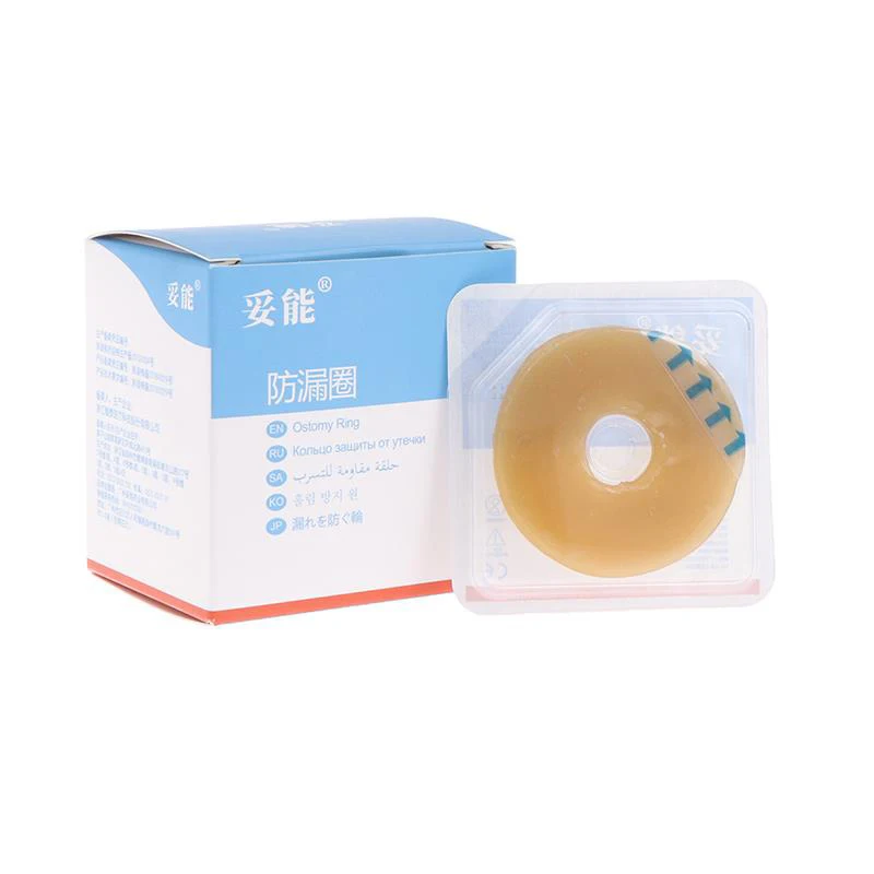 

10 Pcs/Box Portable Colostomy Bags Anti-leak Ring For Stoma Bags Supplies Protective Barrier Rings Ostoma Bag Assistance