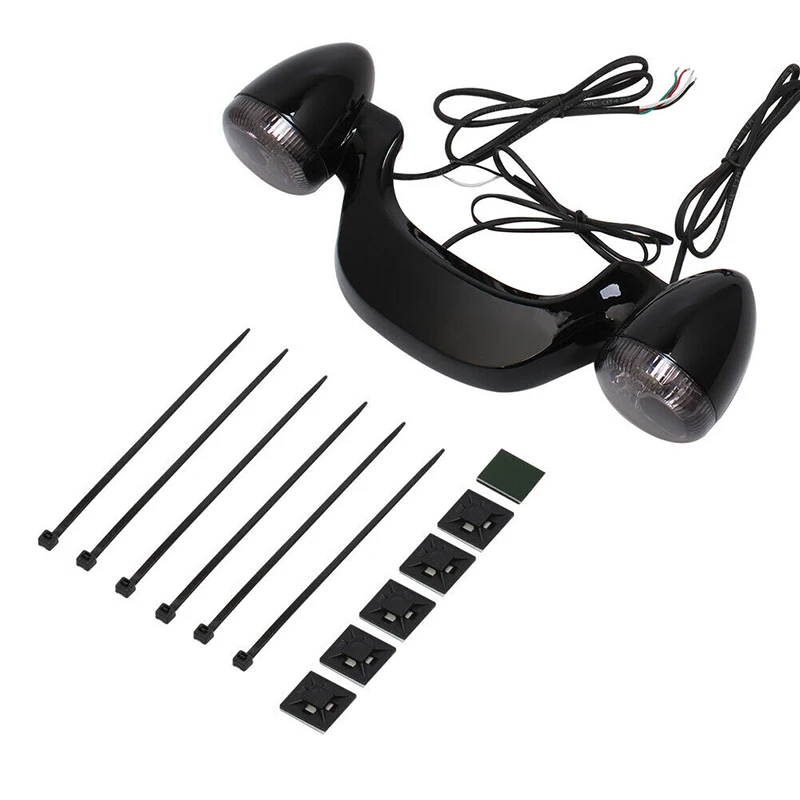 

2 шт., Задний сигнал поворота для мотоцикла, тормоз, фонарь для Harley Touring Street Road Glide CVO Custom FLHRXS FLHX 2010-2019