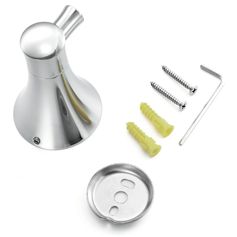 

Bathroom Single Hook Coat Hook Chrome-Plated Stainless Steel Toilet Bath Towel Hook Bathroom Pendant Storage Hook