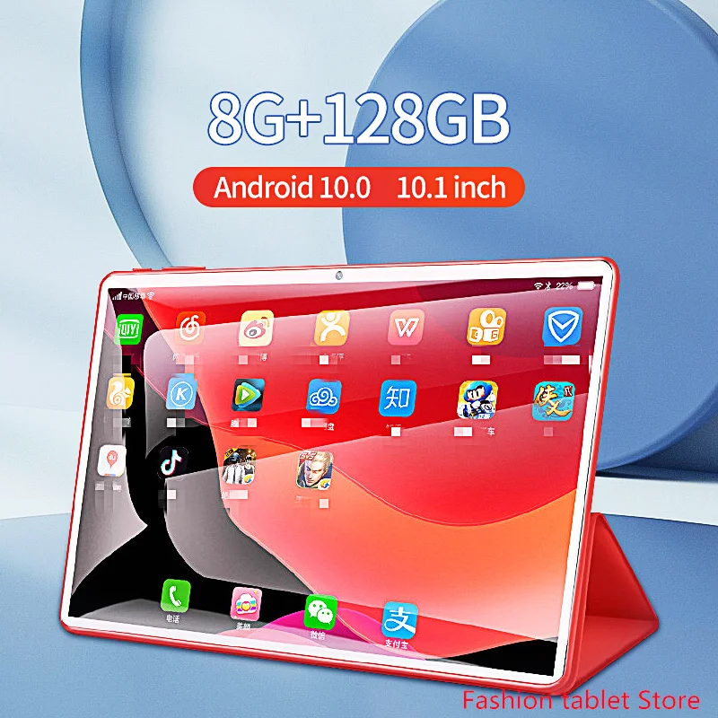 

Hot Sale 8G+128GB Tablet 10.1 Inch 4G Network WiFi Tablet PC Android 10.0 Arge 1280*800 IPS Screen Dual SIM Dual Camera Rear