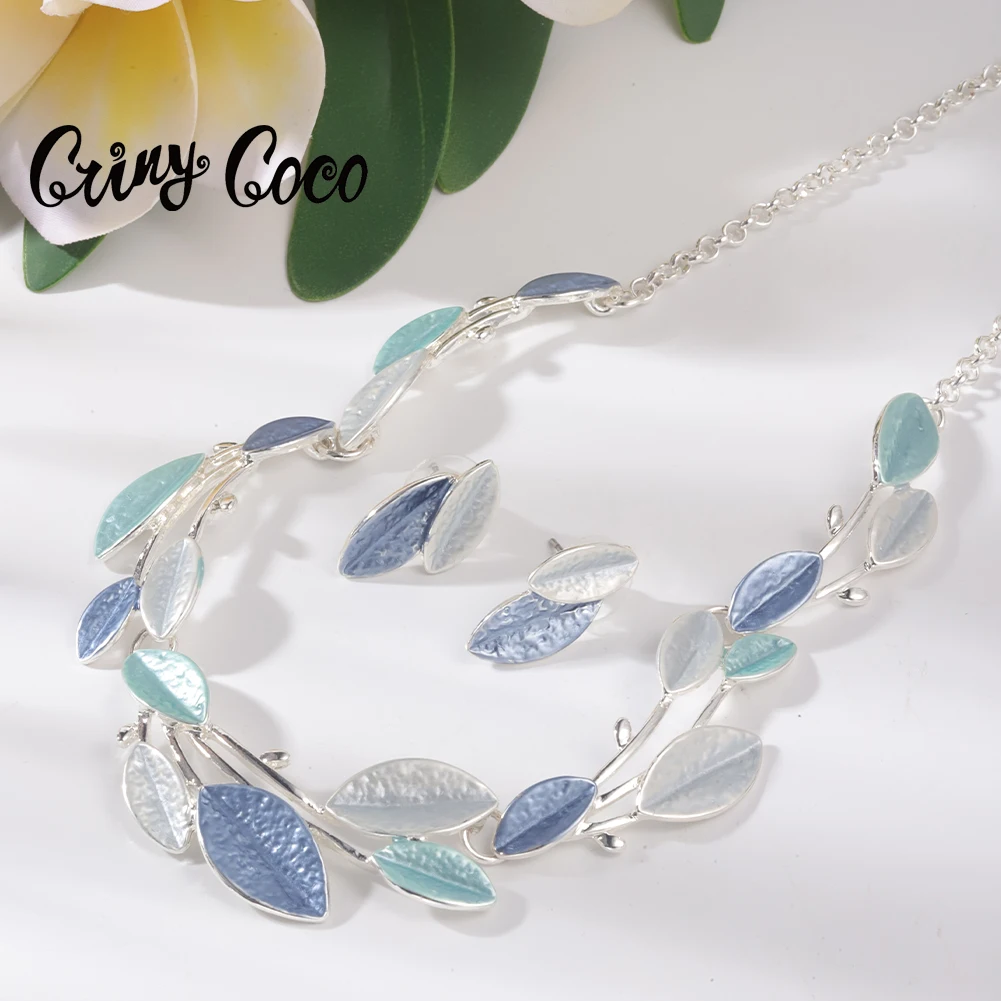 

Cring Coco Female Leaf Necklace Trendy Woman Jewelry 2022 Chains Necklaces Accessories Gift Choker for Women Party Wedding