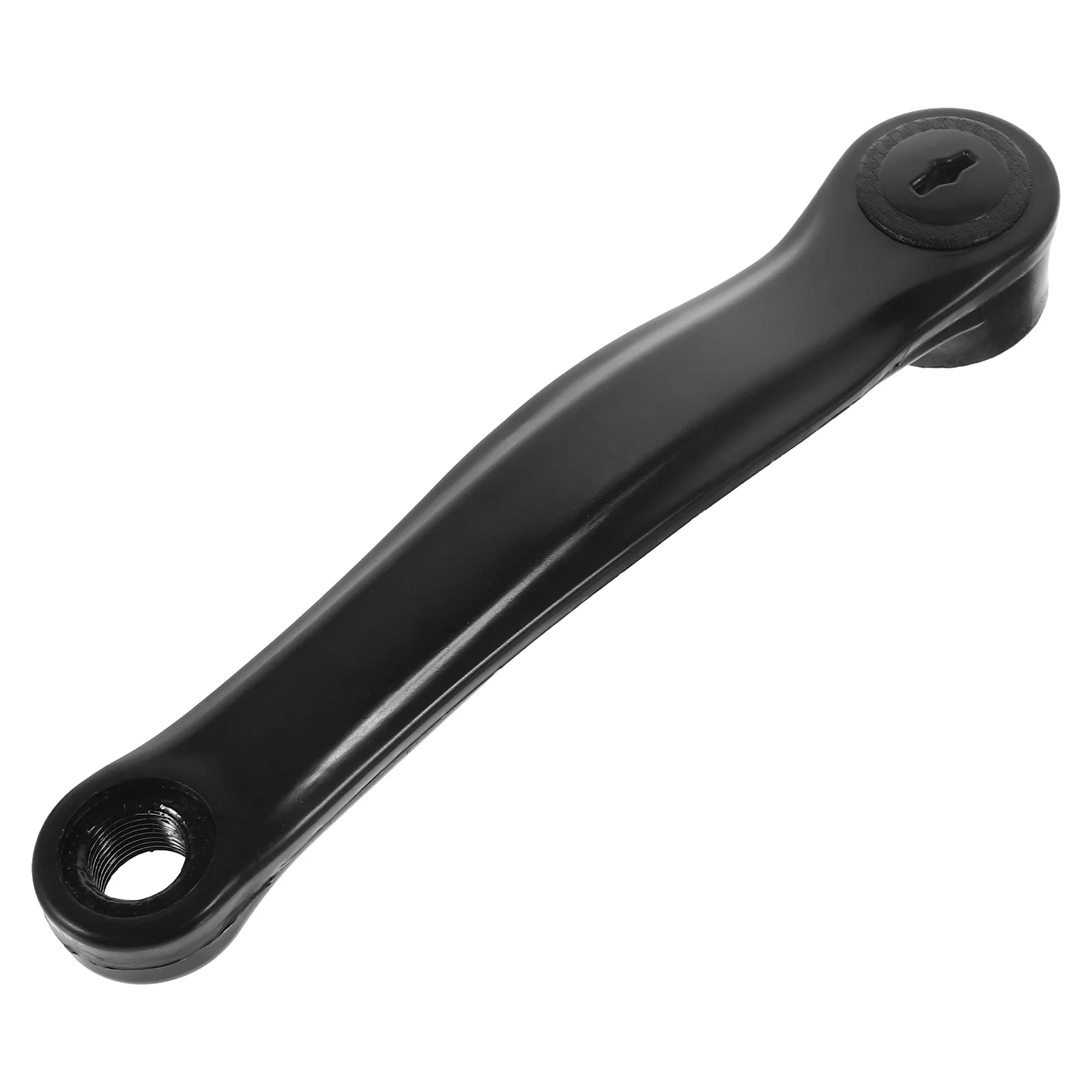 

Left Bike Crank Arm Black Aluminum Alloy Universal Low Profile Bike Crank Replacement for Road Bike Mountain Bike