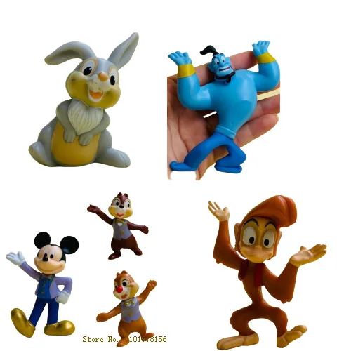 

Экшн-фигурки аниме Disney Аладдин игрушка Абу-Обезьяна фигурки куклы Подарки для детской комнаты украшения торта Подарки