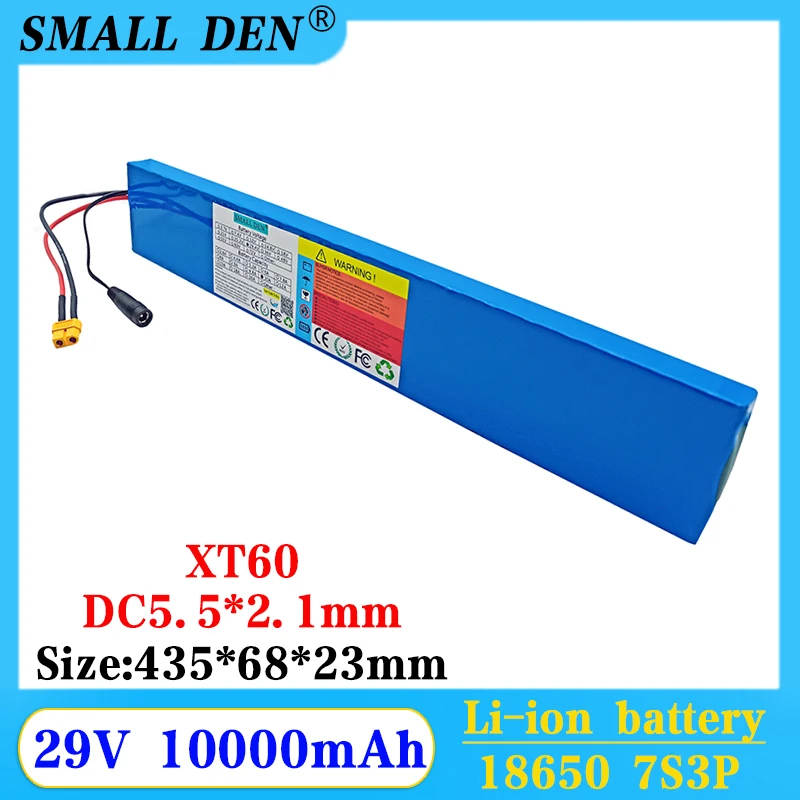 

24V/29V 10Ah 18650 7S3P Lithium Ion Rechargeable Battery Pack with BMS Electric Bike Moped Balance Scooter Battery