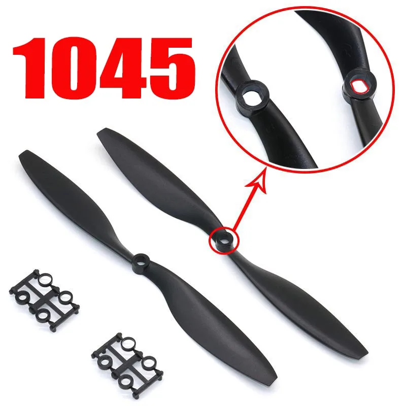 

4/6 pcs 1045 Square hole Propeller Prop CW CCW Blade for F450 F550 RC Quadcopter RC Airplane Propellers Blades