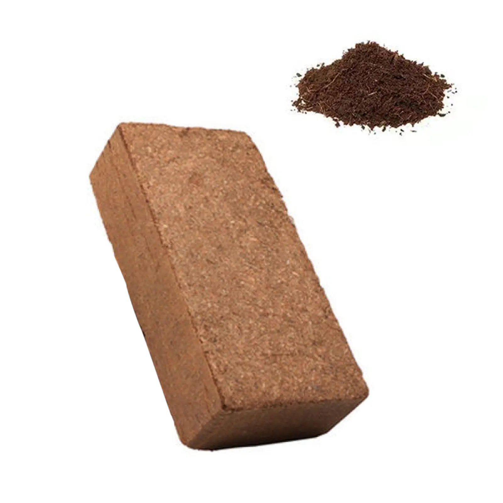 

New 9L Coco Coir Brick Compressed Coconut Fiber Substrate Blocks Garden Expandable Plant Potting Soil For Vegetables Flowers