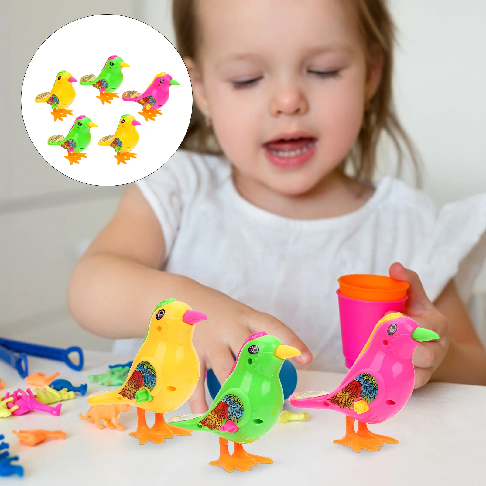 

Toys Wind Up Kids Christmas Bird Toy Windup Pigeon Birds Pigeons Fake Animals Easter