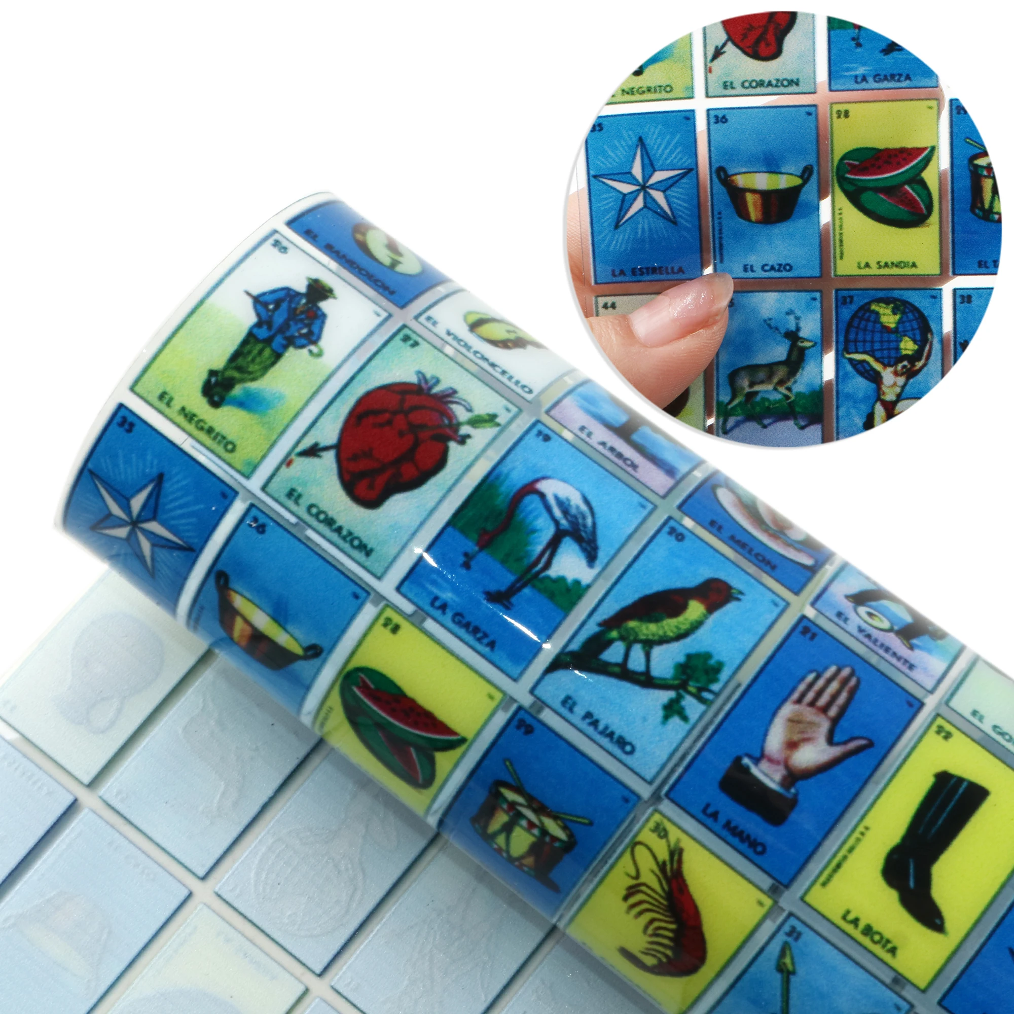 Прозрачная УФ-карта PrintingT arot из искусственной кожи, 20*33 см