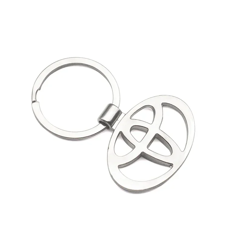 

Автомобильный брелок 3D металлический полый значок брелоки держатель для ключей поставки для Toyota Corolla Yaris Rav4 Hilux Avensis Auris Camry