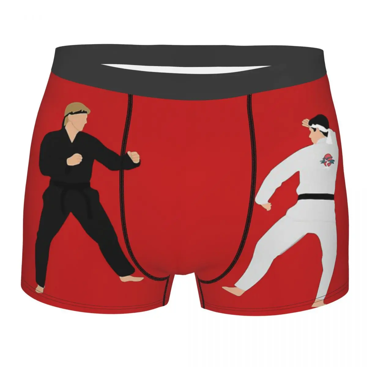 

Cobra Kai Johnny Lawrence Vs Daniel LaRusso Underpants Homme Panties Man Underwear Print Shorts Boxer Briefs