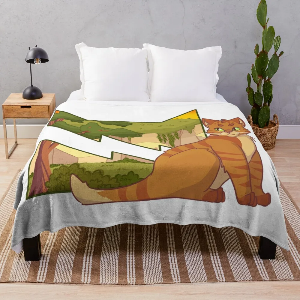 

Thunderclan guerreiros guerreiros catrosthrow cobertor de pele sintatica cobertores recheados malha