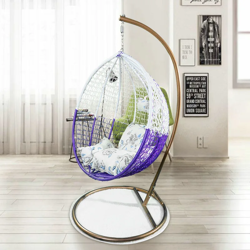 

Swing hanging chair, basket rattan chair, hammock balcony chair, leisure rattan chair, indoor single swing hanging chair