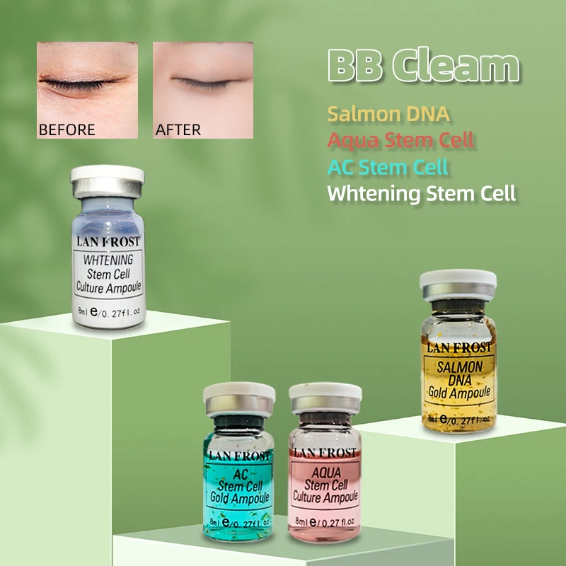 

12pcs BB Cream Golden Ampoule Serum Starter Booster Kit Exact Natural Hyaluronic Acid Essence Brightening Beauty Salon Requisite