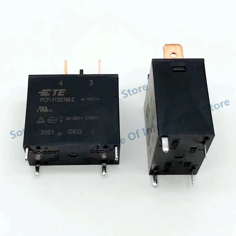 Фото Реле TE Tyco, 5 шт., реле PCF-112D1M-2 12 В постоянного тока, 4 контакта, 20 А 250 В переменного тока, оригинал №4