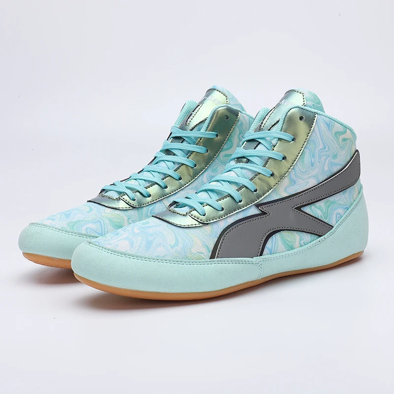 Professional Wrestling Shoes Men's and Women's Flying Boots Lightweight Wrestling Sports Shoes Anti-slip Boxing Wrestling Shoes