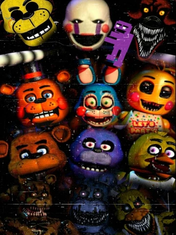 Sfm fnaf animatronics preto para o casamento marca de aço cor jóias moda  declaração colar de vidro colares pingentes senhora - AliExpress